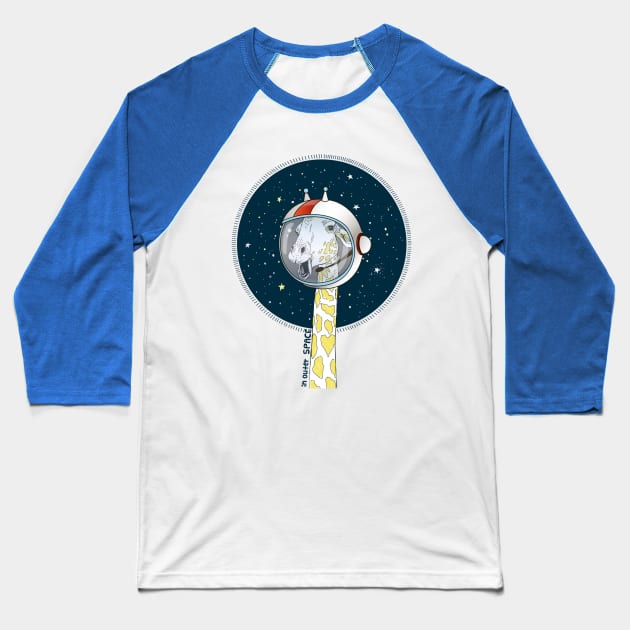 In Outer Space Baseball T-Shirt by Mako Design 